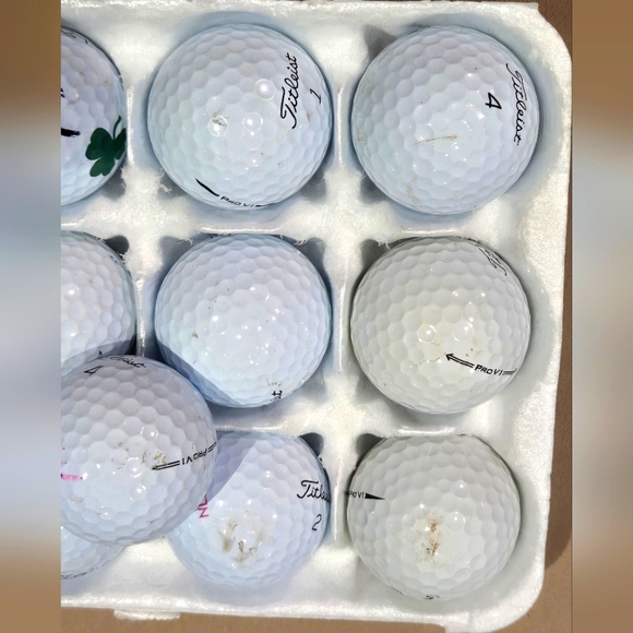 20 Titleist ProV1 white golf balls. Good to Very Good playing condition - Picture 6 of 6